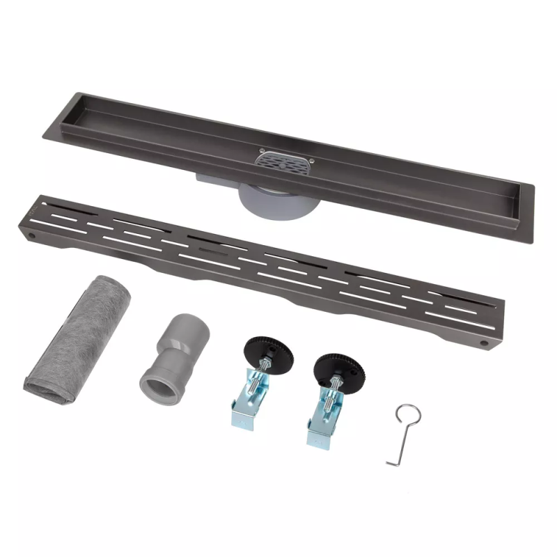 ITAL Душовий трап IT03-FT01/600G поворотний, 600 мм, нержавіюча сталь, збройова сталь