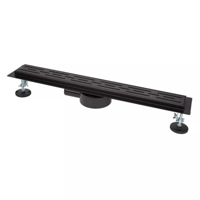 ITAL Душовий трап IT03-FT01/500B поворотний, 500 мм, нержавіюча сталь, чорний