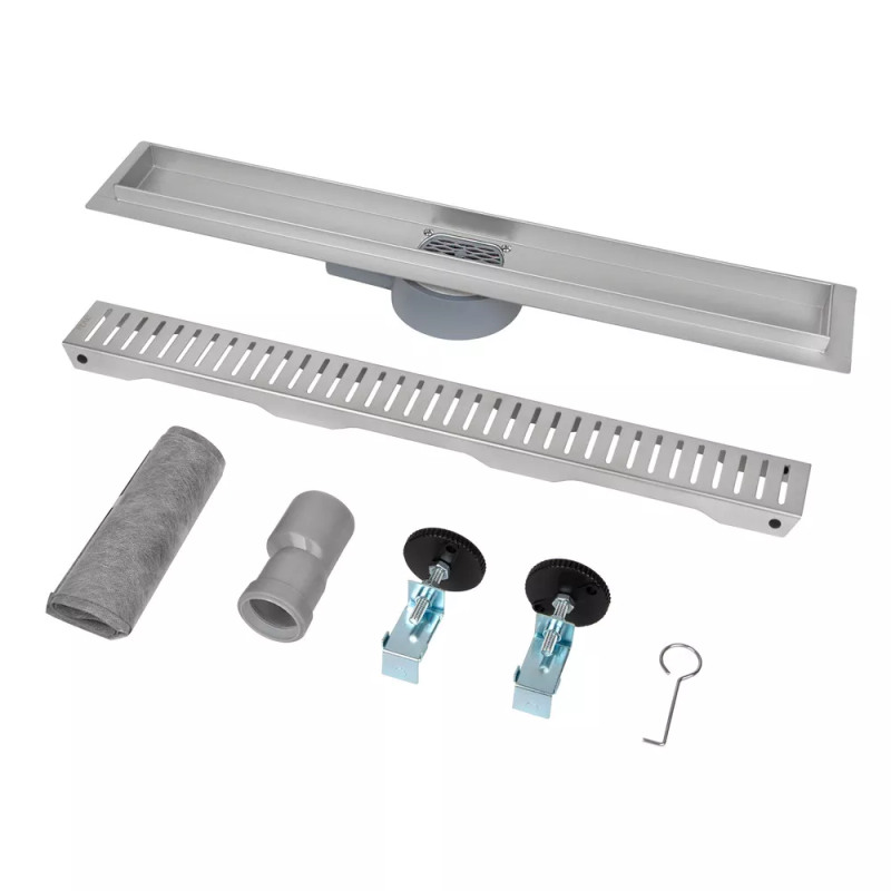 ITAL Душовий трап IT03-FT10/700, 700 мм, нержавіюча сталь, матовий сатин