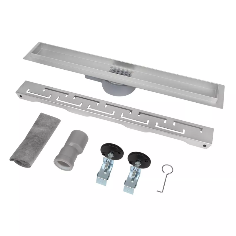 ITAL Душовий трап IT03-FT18/600, 600 мм, нержавіюча сталь, матовий сатин