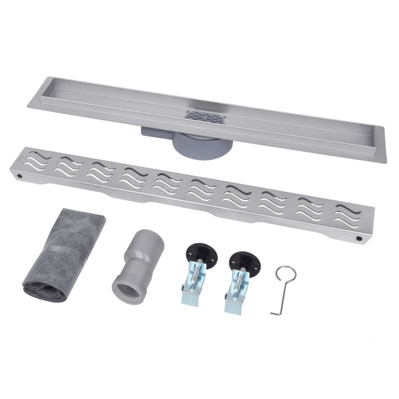 ITAL Душовий трап IT03-FT11/700, сифон поворот. 360, 700 мм, нержавіюча сталь