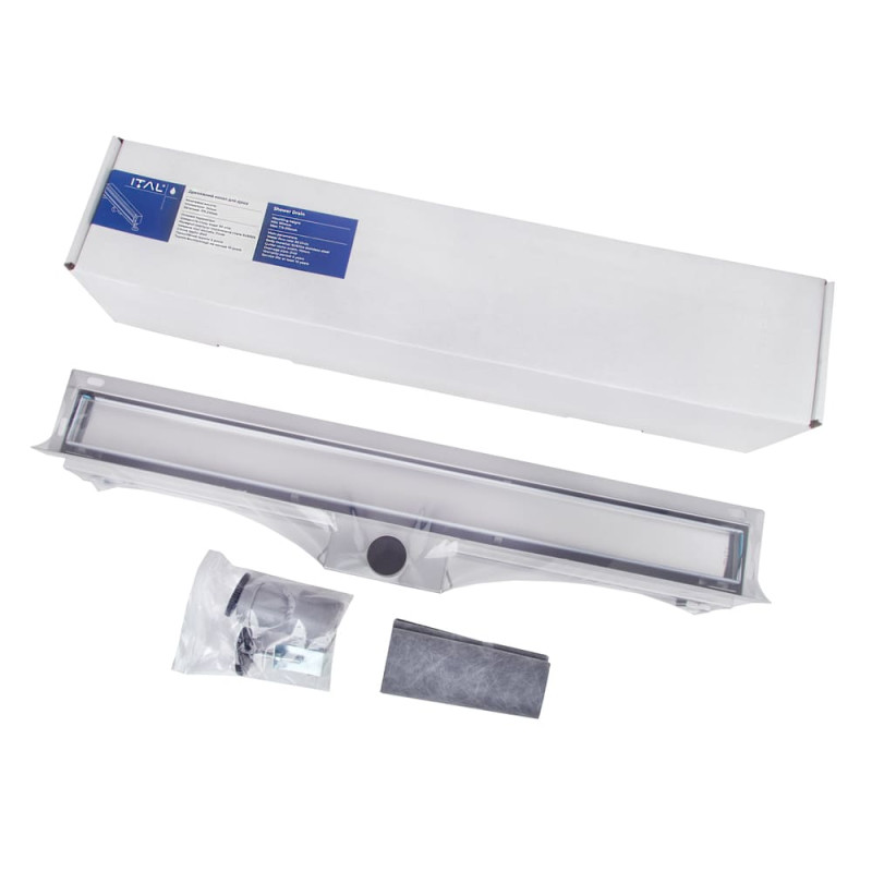 ITAL Душовий трап IT05-FT29/600 настінний під плитку, 600 мм, нержавіюча сталь