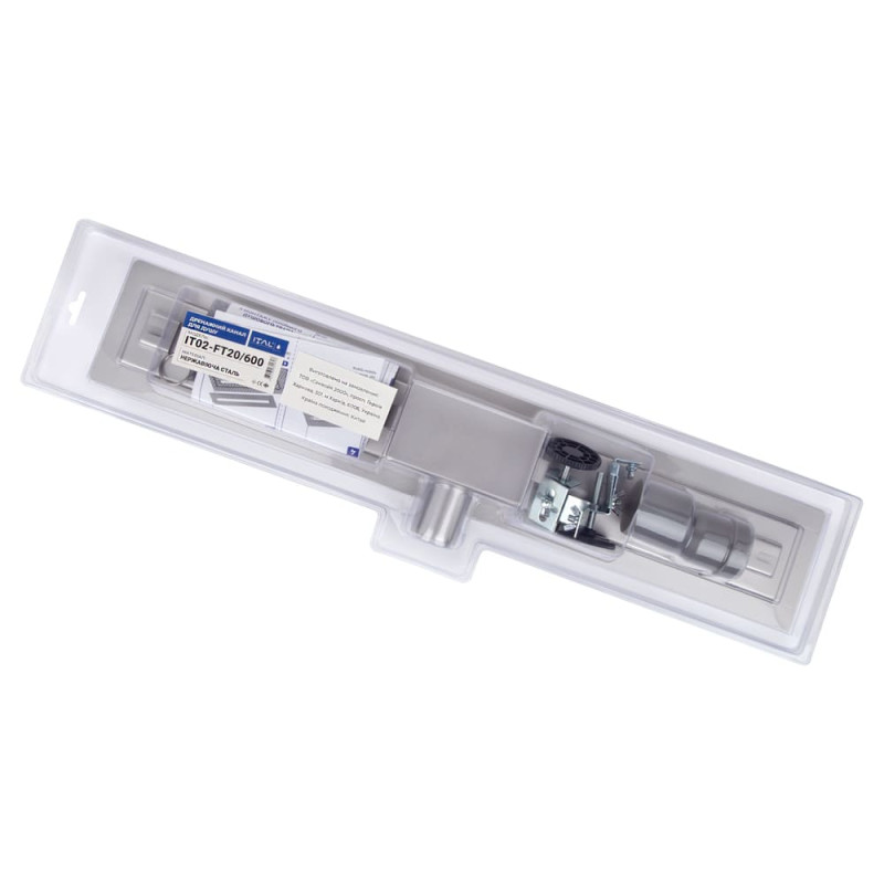 ITAL Душовий трап IT02-FT20/800, 800 мм, нержавіюча сталь