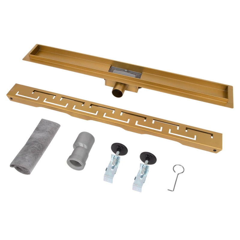 ITAL Душовий трап IT02-FT18/700, 700 мм, нержавіюча сталь, Brushed GOLD