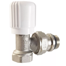 V&G Вентиль радіаторний кутовий 1/2" ручного регулювання {14}