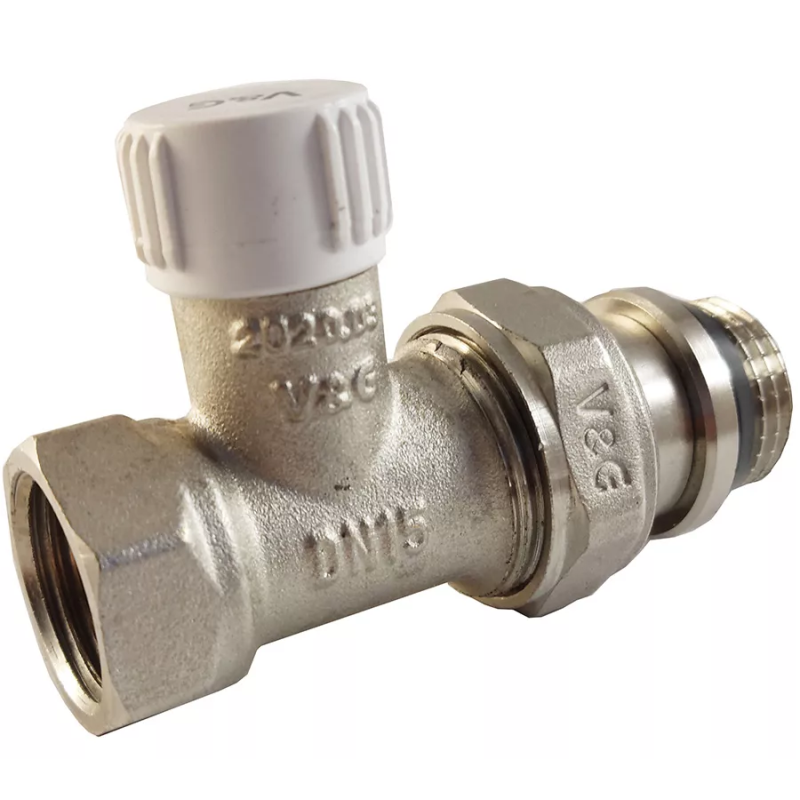 V&G Вентиль радіаторний прямий 1/2" ,налаштовується {18}