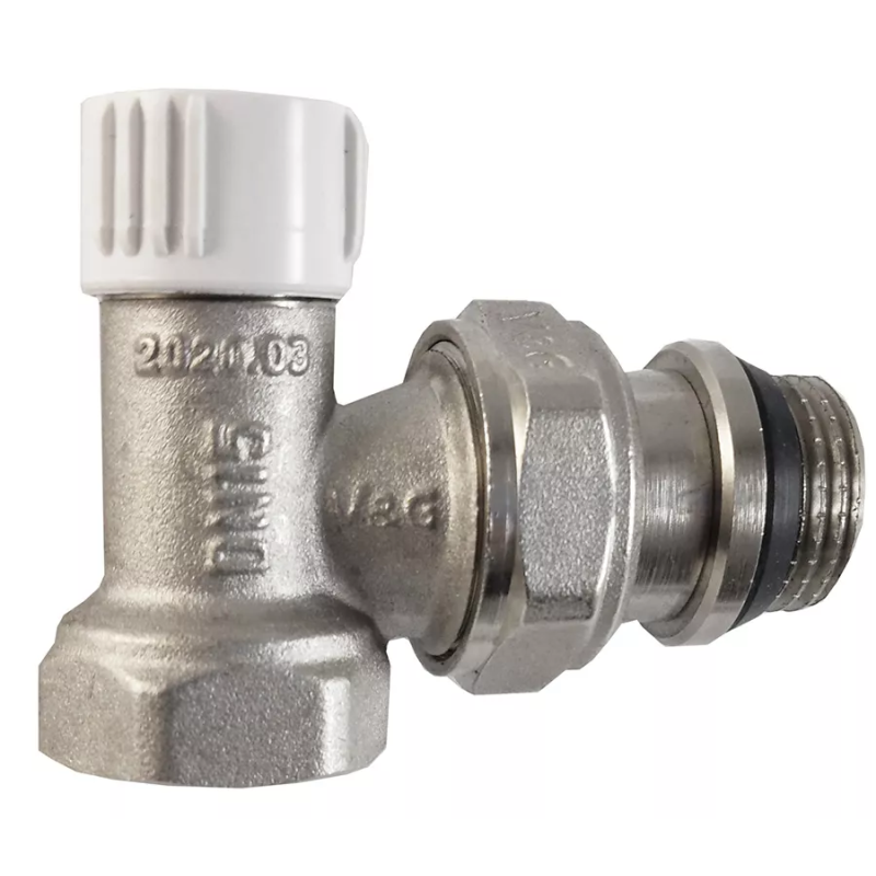 V&G Вентиль радіаторний кутовий 1/2" ,налаштовується {20}