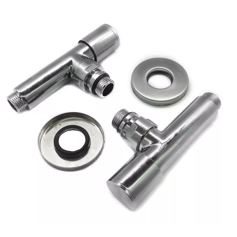 KARRO Комплект вентилів рушникосуш. (хром) Довжина. (KR-7159)