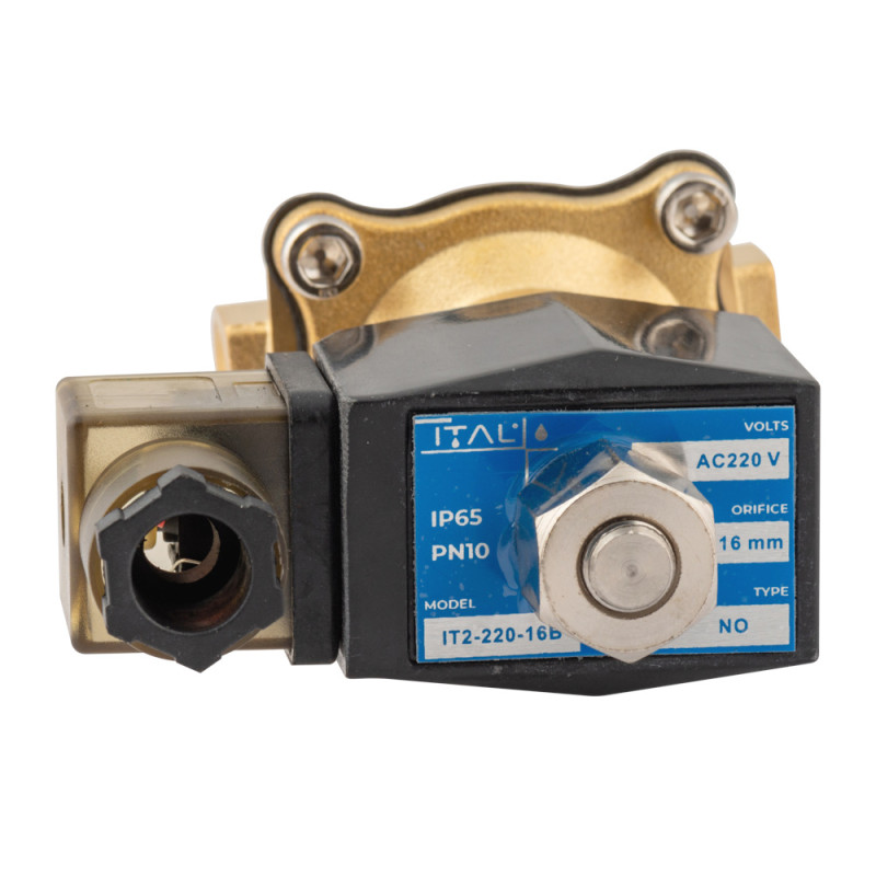 ITAL Клапан електромагнітний 3/4" IT2-220-20B, нормально-відкритий (NO), 2W200-20K AC220V