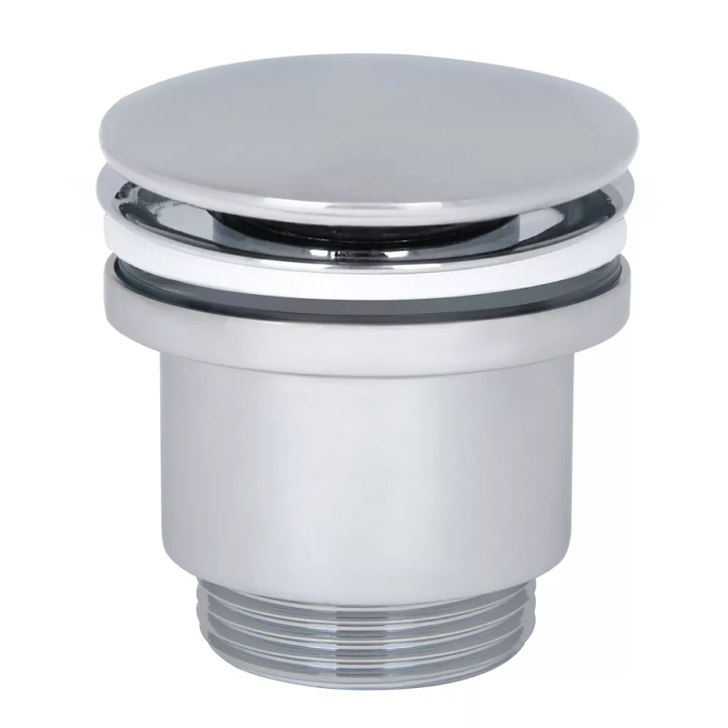 WEZER Донний клапан WHR-102, автомат, Ø63мм, 1 1/4", хром