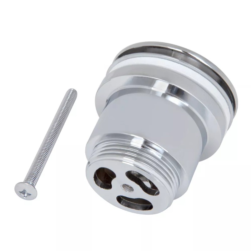 WEZER Донний клапан WHR-102, автомат, Ø63мм, 1 1/4", хром