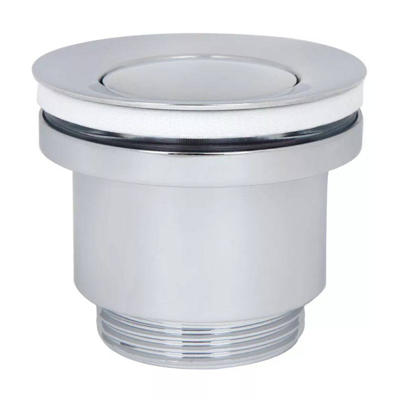 WEZER Донний клапан WHR 103, автомат, Ø63мм, 1 1/4", хром