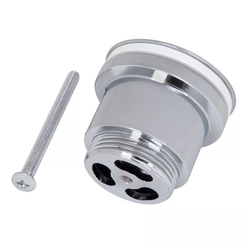 WEZER Донний клапан WHR 103, автомат, Ø63мм, 1 1/4", хром