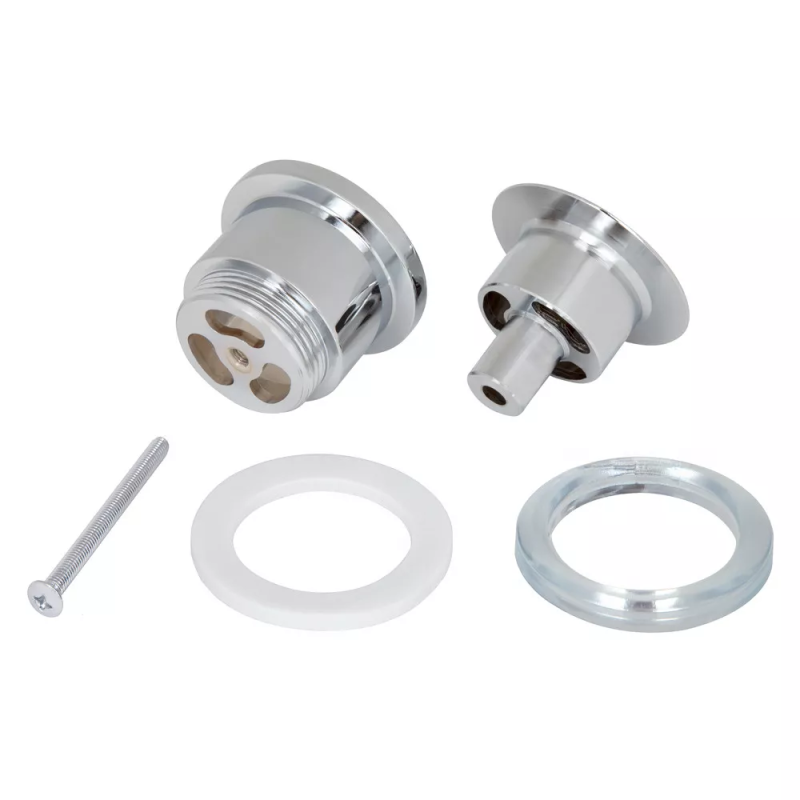 WEZER Донний клапан WHR 103, автомат, Ø63мм, 1 1/4", хром