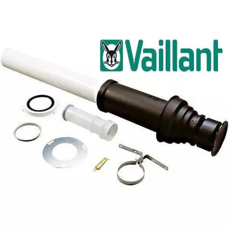 VAILLANT Комплект для вертикального проходу крізь дах 60/100 мм (чорний)(конд.) (0020220656)