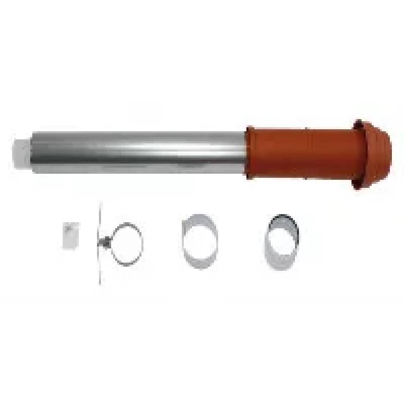 VAILLANT Комплект для вертикального проходу крізь дах 80/125 РР (червоний) (конд.) (303201)