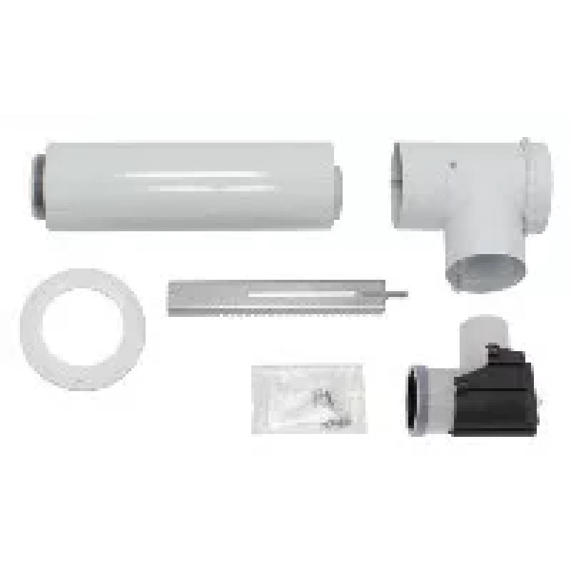 VAILLANT Базовий комплект труб 80/125 РР для підключення до димоходу Ду80 в шахті (конд.) (303250)