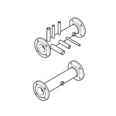 VAILLANT Труба, роз'єм (гідравлічного блоку) ISPESL Ду100 (0020151833)