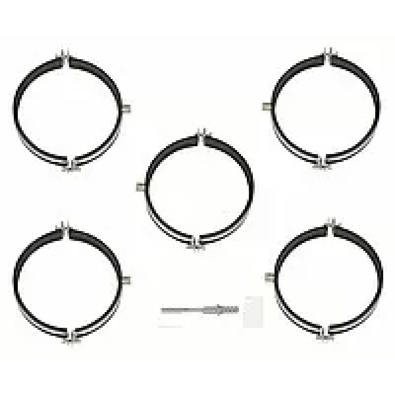 VAILLANT Комплект хомутів зі шпильками та дюбелями (5 шт.) на концентричну трубу Ду160 (0020106381)