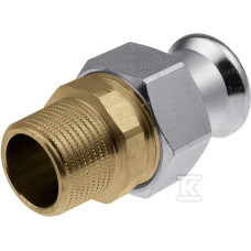 KAN-therm Steel з'єднувач роз'ємний з зовнішнім різьбленням press 15x R1/2 (1509272000)