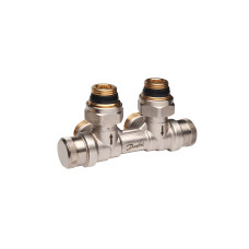 Danfoss Н - подібний клапан RLV-KDV кутовий, для підключення зліва, G 1/2 x G3/4 A (013G7872)