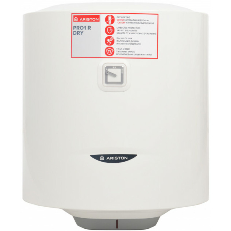 ARISTON Водонагреватель (бойлер) электрический 50 л. PRO1 R 50V 1,5K PL DRY