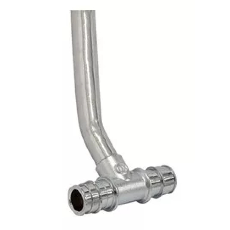 Giacomini Трійник GX з хромованою трубкою, розмір 16x15 (L-300 мм) x16 (GX158X003)