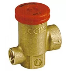 Giacomini Запобіжний клапан компактний з соед. з манометром, розмір 1/2 "- 2,5 бар (R140TY102)