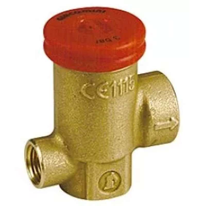 Giacomini Запобіжний клапан компактний з соед. з манометром, розмір 1/2 "- 3 бар (R140TY103)
