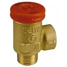 Giacomini Запобіжний клапан з зовн. різьб., розмір 1/2 "- 2,5 бар (R140SY102)