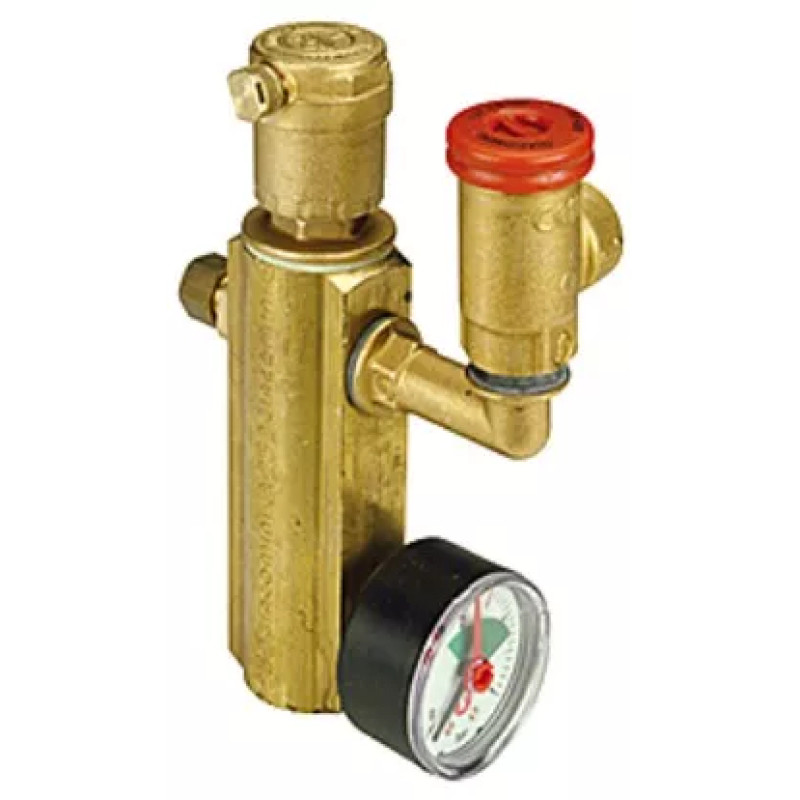 Giacomini Група безпеки котла 50кВт 3бар 1" з відведенням (R554PY005)