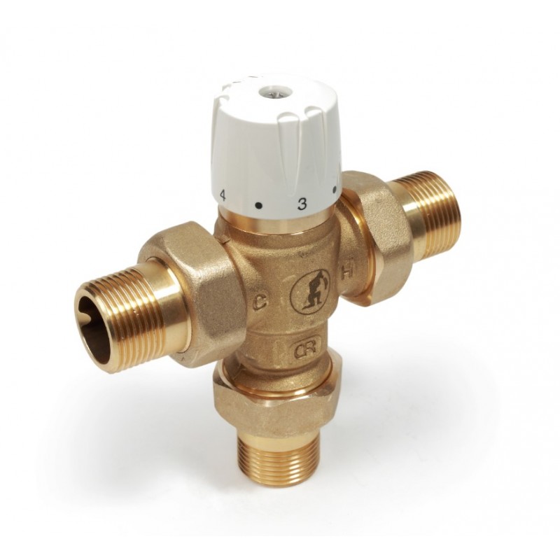 Giacomini Термостатичний змішувальний клапан з захистом від опіку, розмір 1 1/4 "- Kv 5,8 (R156Y226)