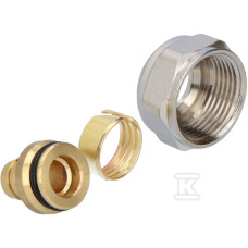 KAN-therm Соединитель латунный конусный для труб PE-Xc и PE-RT 16x2 G3/4" (1110271010)