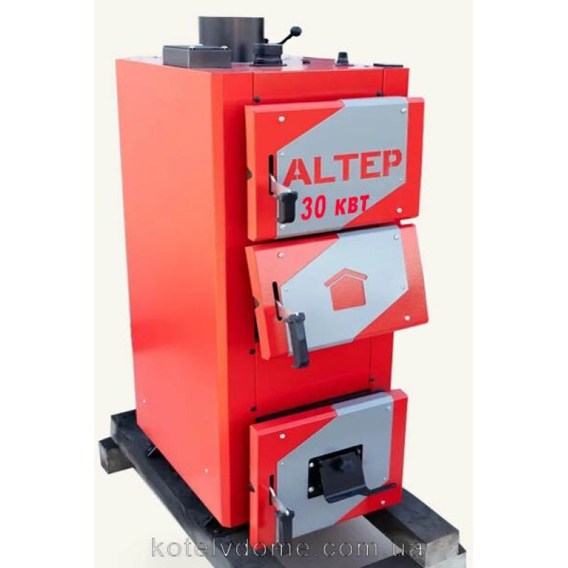 Altep Твердопаливний котел Classic Plus 30 кВт (з автоматикою і вентилятором) (155725072022)