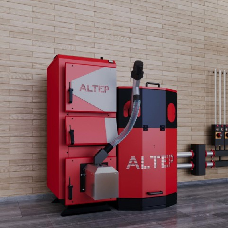 Altep Твердопаливний котел Duo UNI Pellet Plus - 120 кВт (пальник і вентилятор) (155725072130)