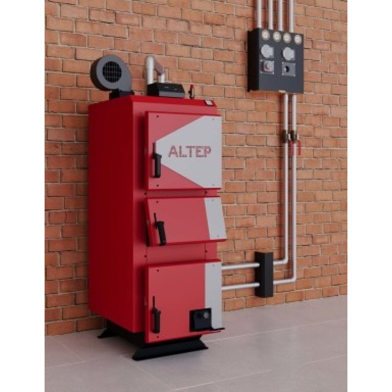 Altep Твердопаливний котел Duo UNI Plus 21 кВт з автоматикою і вентилятором (155725072036)