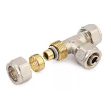 General Fittings Трійник 16х16х16 Нікель (530010N162000A)