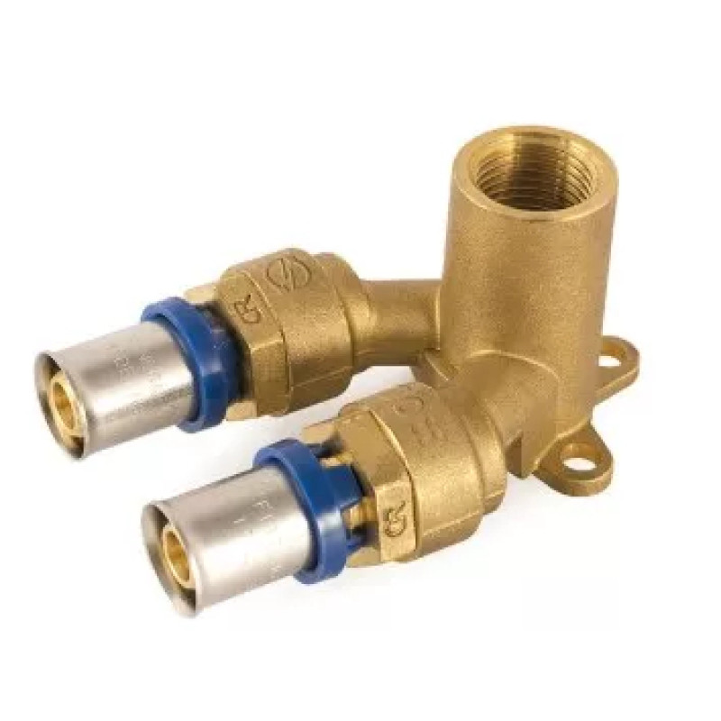 General Fittings Кутник настінний з двома виходами 1/2"-20х2.0 (5S0034Н200420Т)