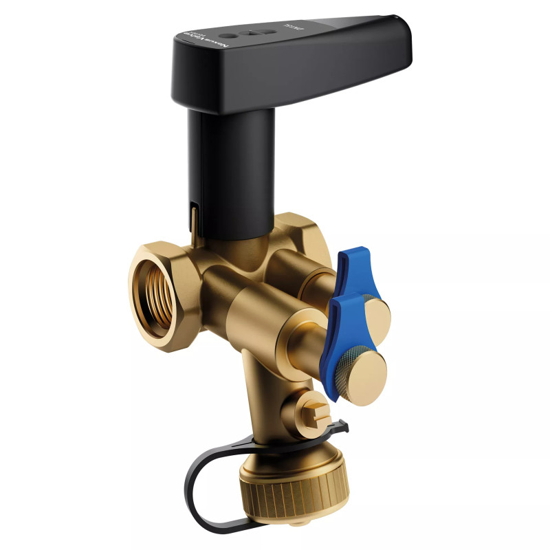 Meibes Статичний балансувальний клапан Nexus Vertex з вимірювальними ніпелями DN15 (1/2" ВР), PN25, Kvs 1,7 (MN80597.706)