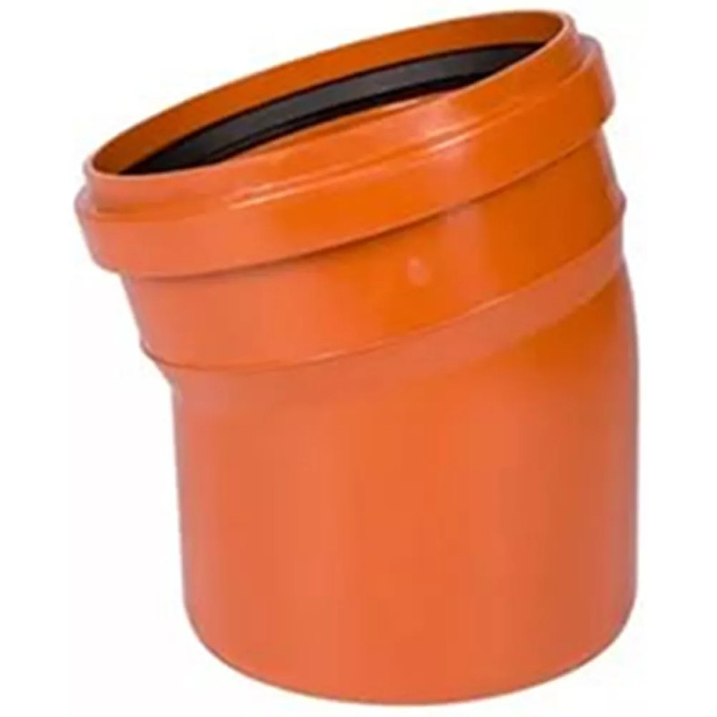 Ostendorf Коліно ПВХ, кут=15 град., D=110 мм (шт.) (220200-03)