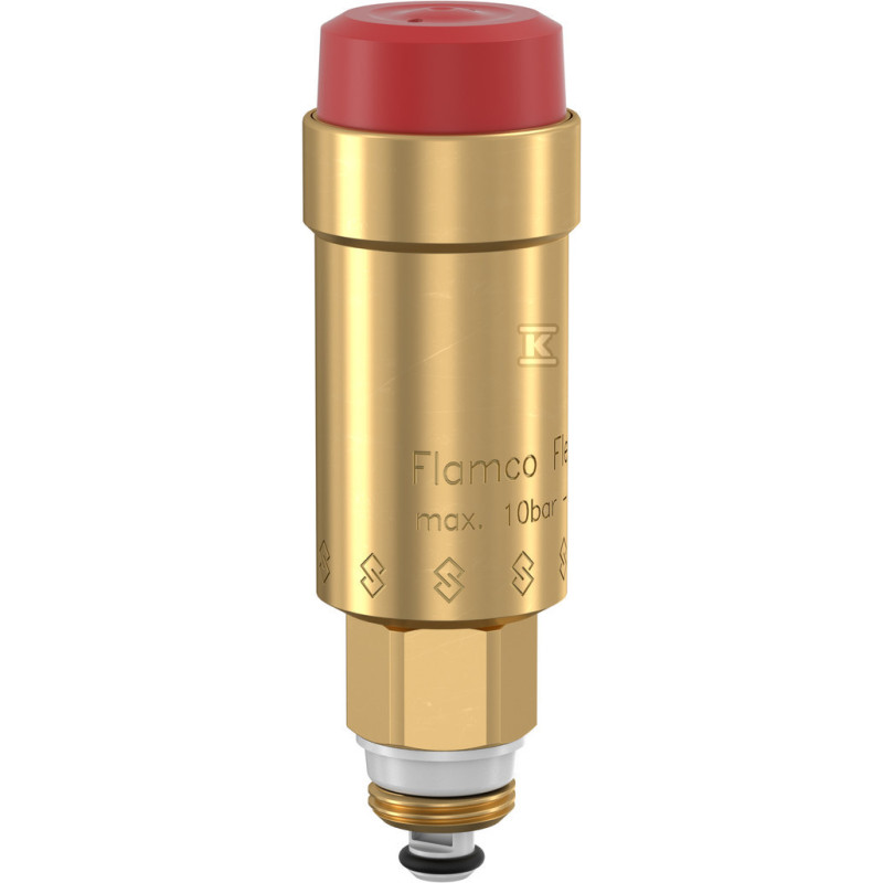 Flamco Автоматичний повітрявідвідник Flexvent 3/8" (в комплекті з запірним клапаном), PN10, 120 гр (27750)