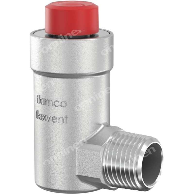 Flamco Автоматичний повітрявідвідник Flexvent H 1/2", нікельований (без запірного клапану), PN10, 12 (27710)