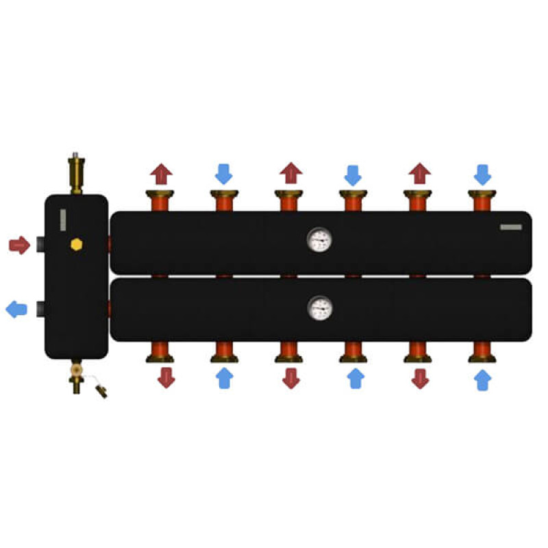 Ole-Pro Розподільчий колектор ОКС-РР-2-6-К-НР-І (ОКС-РР-2-6-К-НР-І)