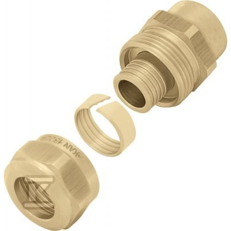 KAN-therm З'єднувач згвинчуваний внутрішня різьба 16x2 G1/2" (1110044006)
