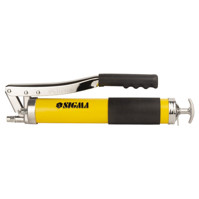 SIGMA Шприц-оливниця важільно-плунжерний (двоплунжерний) 600мл з гнучким шлангом (6300271)