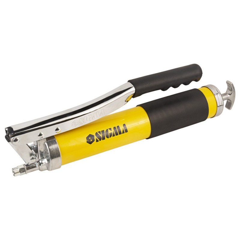 SIGMA Шприц-оливниця важільно-плунжерний (двоплунжерний) 600мл з гнучким шлангом (6300271)