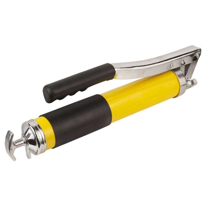 SIGMA Шприц-оливниця важільно-плунжерний (двоплунжерний) 600мл з гнучким шлангом (6300271)