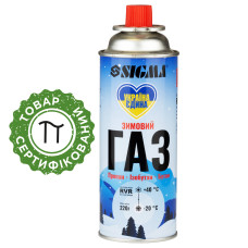 SIGMA Балон газовий зимовий 220г RVR Корея (2901761)