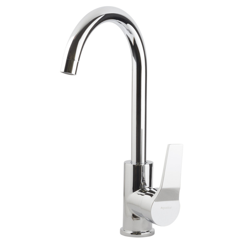 AQUATICA Змішувач s45 Ø40 для кухні вилив високий вухо на гайці (9745100)