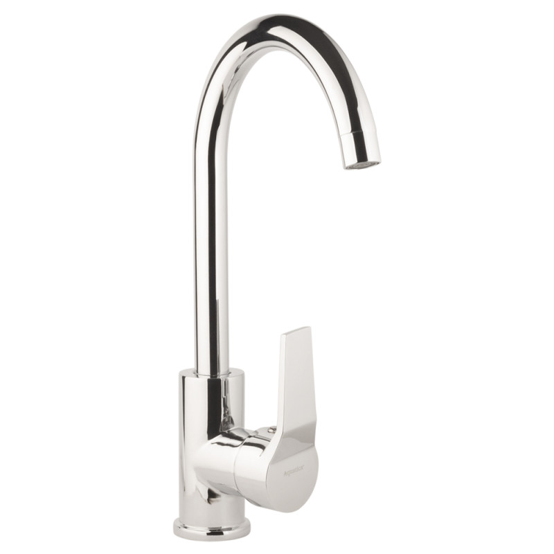 AQUATICA Змішувач s45 Ø40 для кухні вилив високий вухо на гайці (9745100)